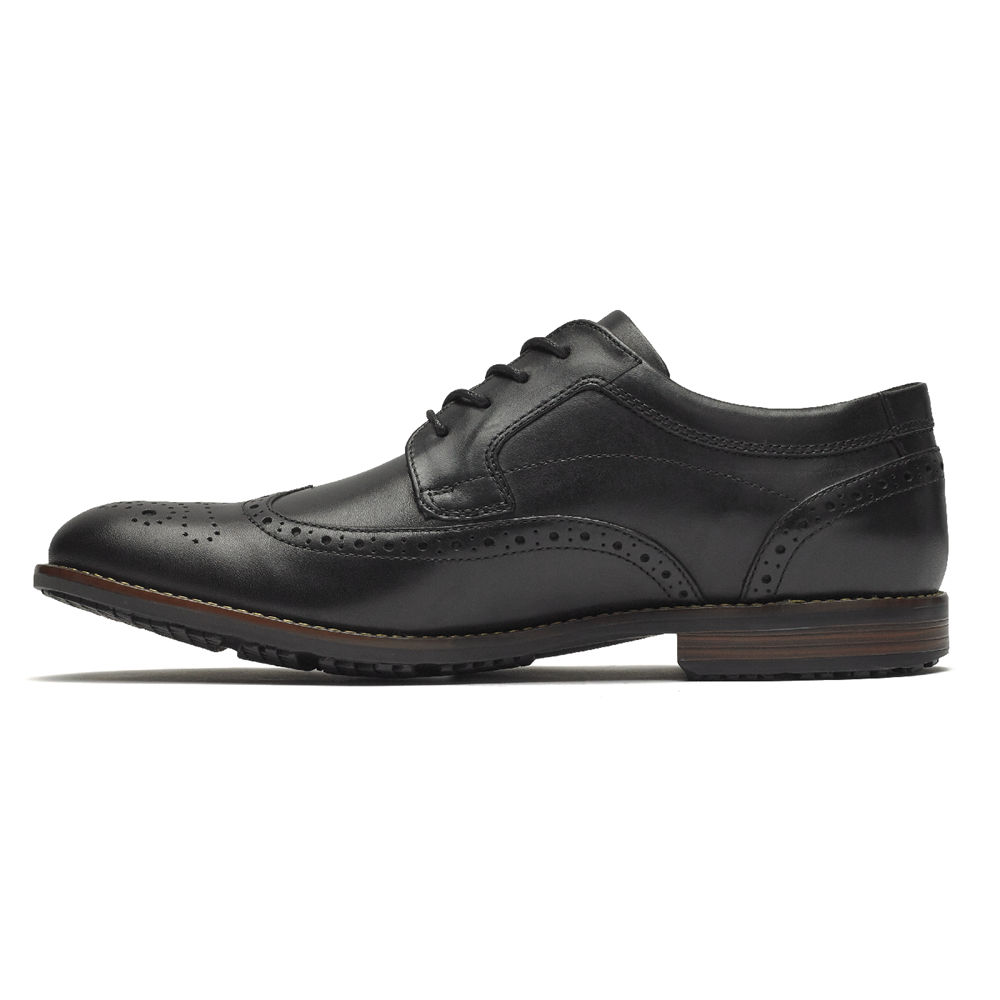 Rockport Mens Dustyn Wingtip - Lace Up Black - BML123067